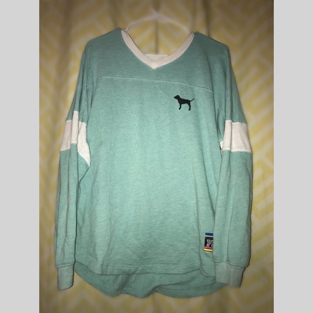 PINK by Victoria’s Secret Varsity Long Sleeve Tee